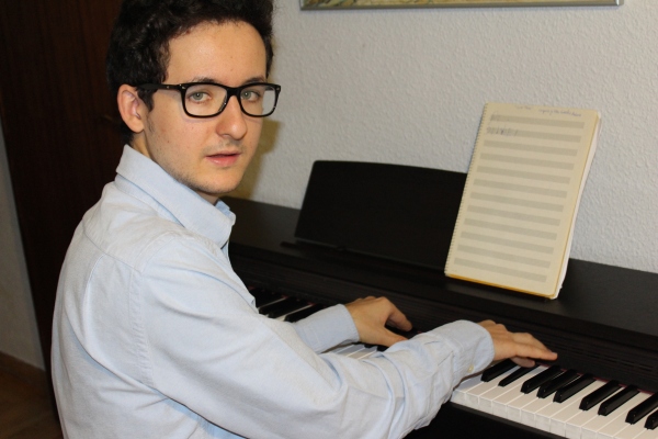 Pedro González Arbona, professional musician and composer (Madrid, July 2013)