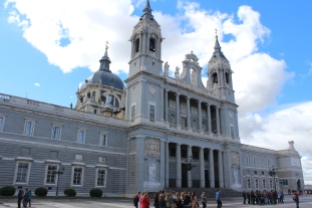 Almudena Cathedral, Madrid, where I worshiped one day while on mission to Spain, October 2014.