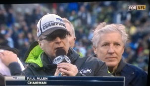 Post game comments by Seahawks Chairman Paul Allen