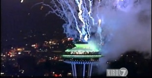 City pride, post-game fireworks display.